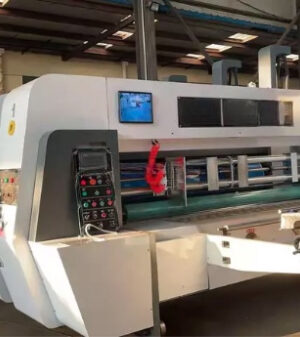 Carton Factory Use The Flexo Water Ink Printing Slotting Die Cutting Box Machine